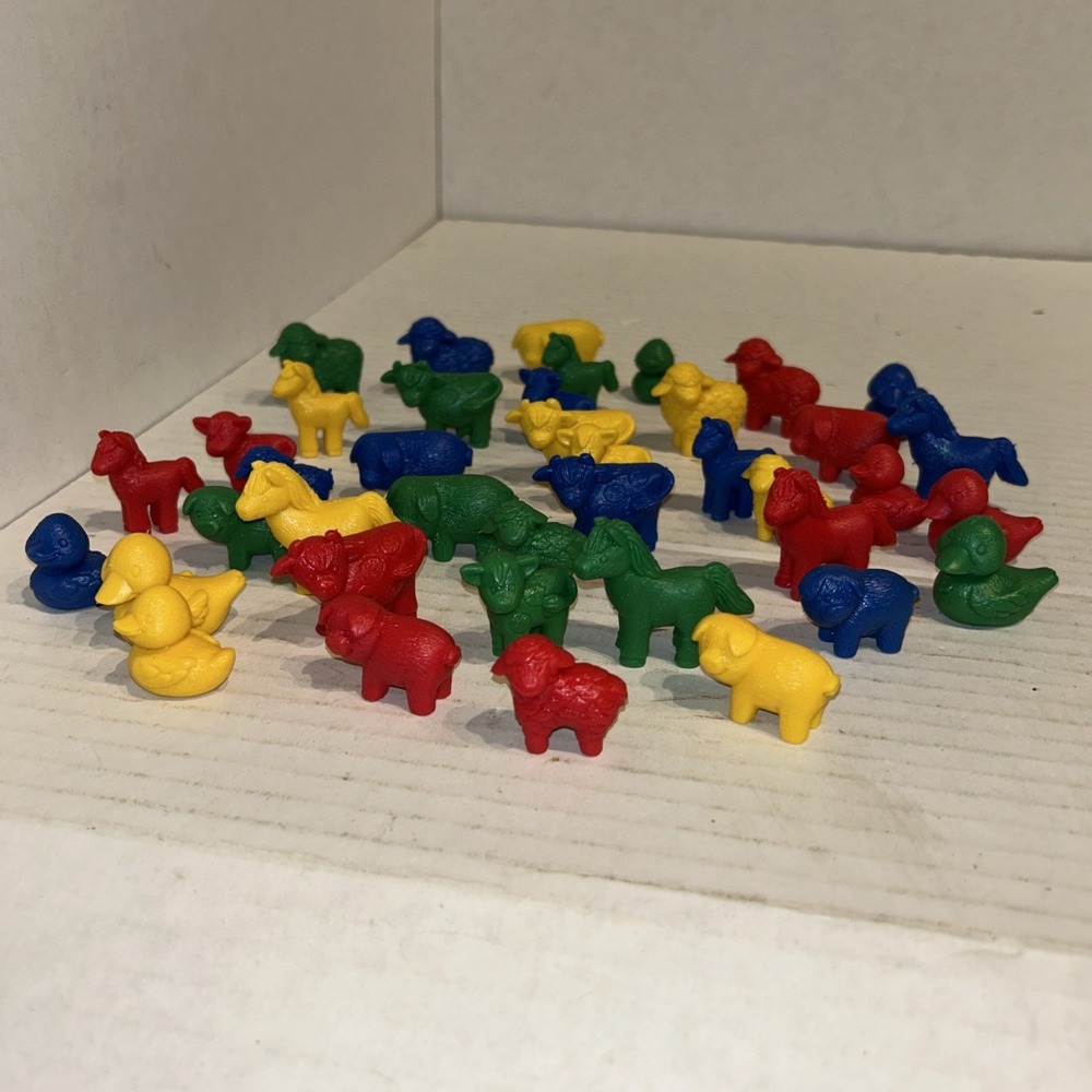 Learning Resources Friendly Farm Animals Good Job‎  Counting Toys Lot C1